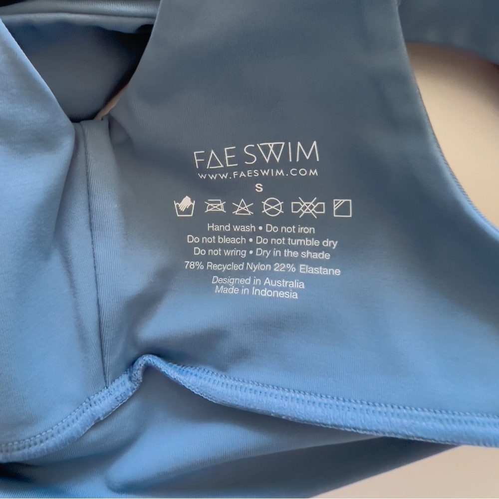 Fae Swim Maven Top (Riva Blue) - Picture 5 of 6